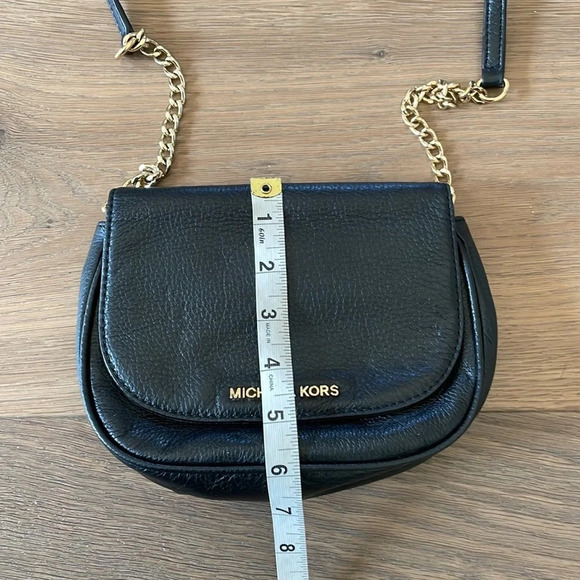 Michael Kors Small Black Leather Crossbody Bag - Picture 10 of 10